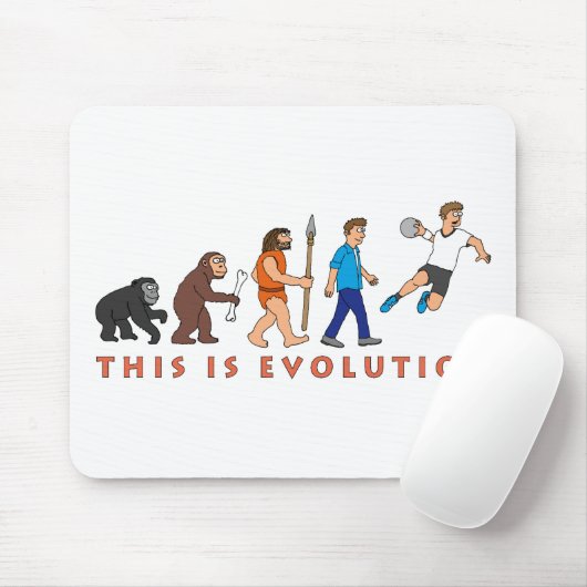 Evolution Handball Comic Style Mousepad (Mit Mouse)