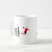 evolution handball kaffeetasse (Vorderseite Links)