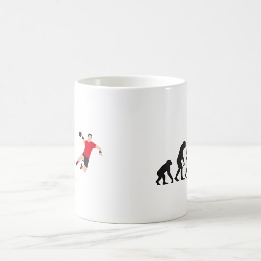 evolution handball kaffeetasse (Mittel)