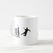 evolution handball kaffeetasse (Vorderseite Links)