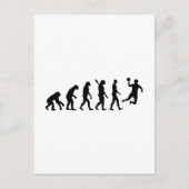 Evolution Handball Postkarte (Vorderseite)