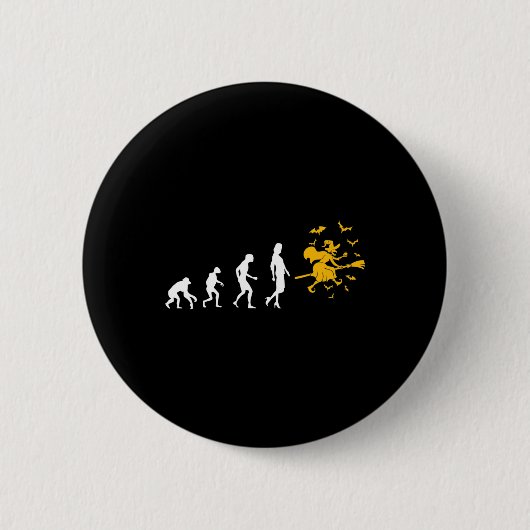 Evolution Hexe Button (Vorderseite)