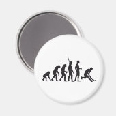 evolution hockey magnet (Vorderseite/Rückseite)