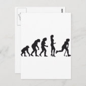 Evolution Hockey Postkarte (Vorne/Hinten)