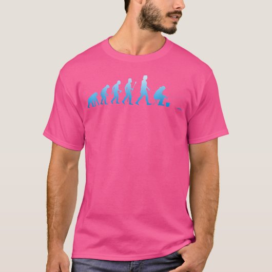 Evolution Ice Fischen Eisfisch Eisfisch T-Shirt (Vorderseite)