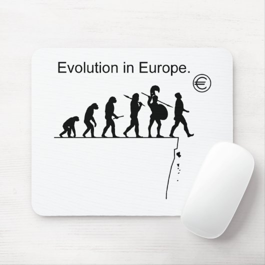 Evolution in Europa Mousepad (Mit Mouse)