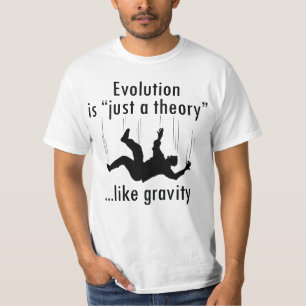 Evolution ist gerade ein Shirt der Theorie-Männer