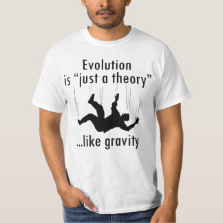 Evolution ist gerade ein Shirt der Theorie-Männer