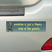 Evolution ist gerade eine Theorie Autoaufkleber (Auf Auto)