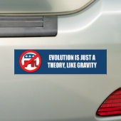 Evolution ist gerade eine Theorie wie Schwerkraft Autoaufkleber (Auf Auto)