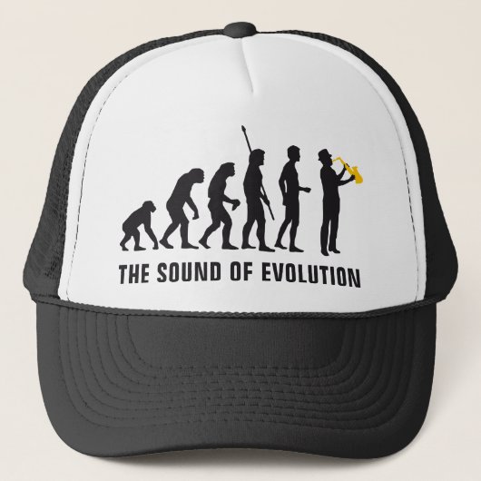 evolution jazz truckerkappe (Vorderseite)
