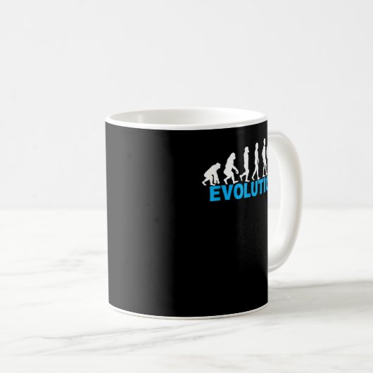 Evolution Jet Ski Funny Water Sportboot Geschenk Kaffeetasse (VorderseiteRechts)