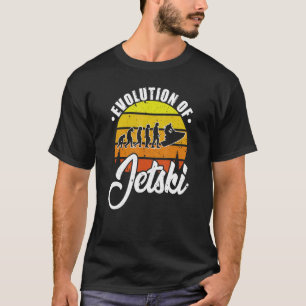 Evolution Jet Ski Retro Wassersportclub Skifahren T-Shirt