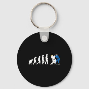 Evolution Judo Judoka Taekwondo Karate Aikido Schlüsselanhänger