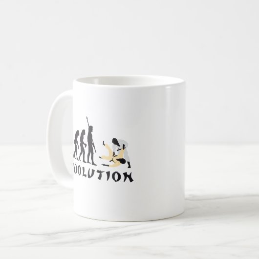 evolution Judo Kaffeetasse (Vorderseite Links)