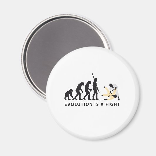 evolution Judo Magnet (Vorderseite/Rückseite)