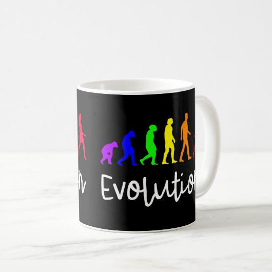 Evolution Kaffeetasse (VorderseiteRechts)