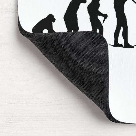 Evolution (Kajak) schaufeln Mousepad (Ecke)