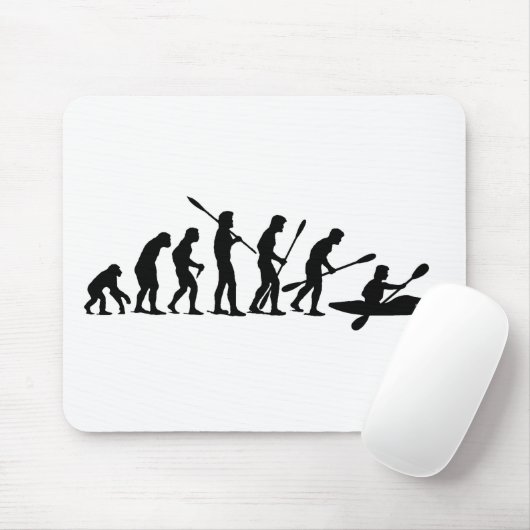 Evolution (Kajak) schaufeln Mousepad (Mit Mouse)