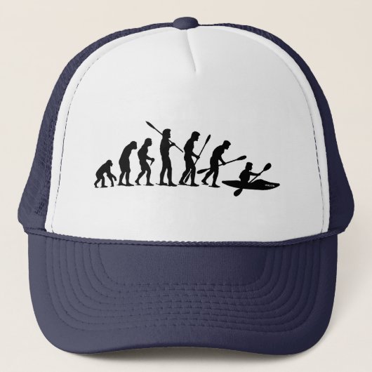 Evolution (Kajak) schaufeln Truckerkappe (Vorderseite)