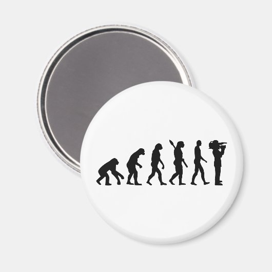 Evolution Kameramann Magnet (Vorderseite/Rückseite)