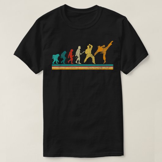 Evolution Karate Martial Arts Coach Karateka T-Shirt (Design vorne)