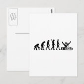 Evolution Kart Postkarte (Vorne/Hinten)