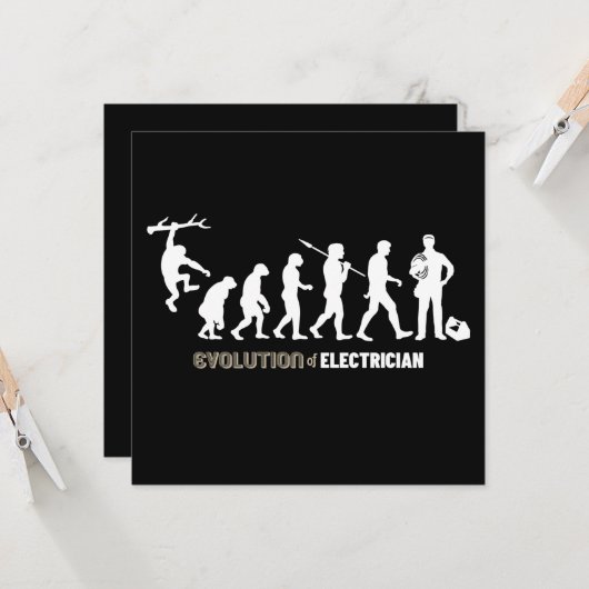 Evolution Karte (Vorderseite/Rückseite Beispiel)