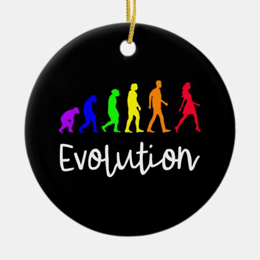 Evolution Keramik Ornament (Vorne)