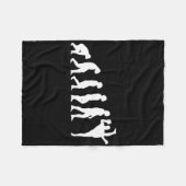 Evolution Kickboxen Kickboxer Fleecedecke (Vorderseite (Horizontal))
