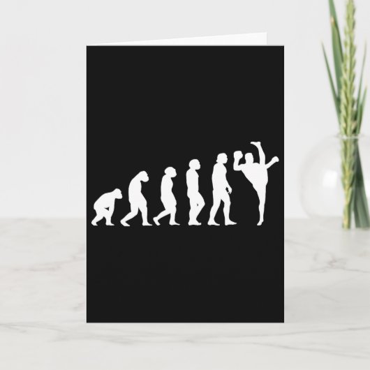 Evolution Kickboxen Kickboxer Karte (Vorderseite)