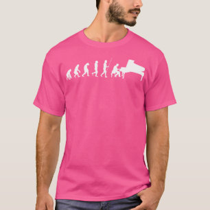 Evolution Klavierspieler Pianist Geschenk Klavier T-Shirt