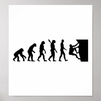 Evolution Klettern Poster