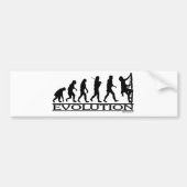 Evolution - kletternd autoaufkleber (Vorne)