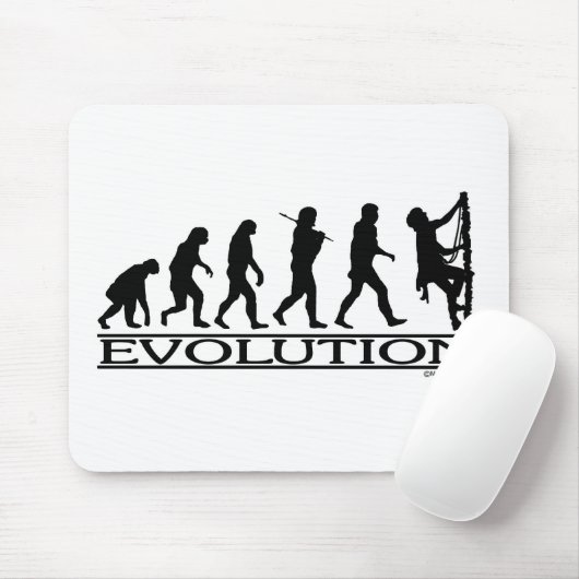 Evolution - kletternd mousepad (Mit Mouse)