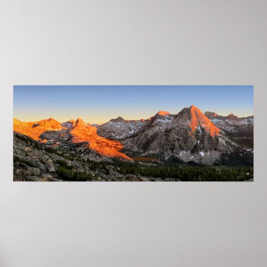 Evolution Lake / Valley Sunset - Sierra Poster (Vorne)