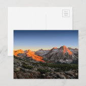 Evolution Lake / Valley Sunset - Sierra Postkarte (Vorne/Hinten)