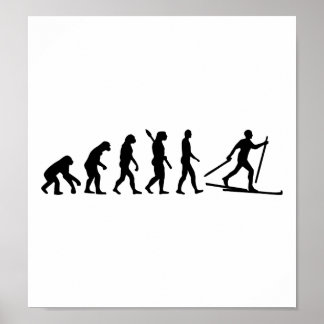 Evolution Langlaufen Poster