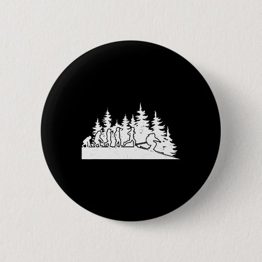 Evolution Langlaufen Wintersportbad Button (Vorderseite)