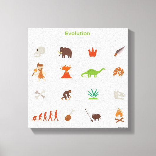 Evolution Leinwanddruck (Vorderseite)