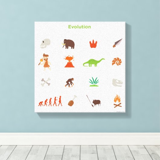 Evolution Leinwanddruck (Insitu (Holzboden))