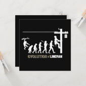 Evolution Lineman Karte (Vorderseite/Rückseite Beispiel)