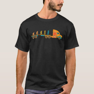 Evolution Lkw-Fahrer Cooles Geschenk für Lkw-Fah T-Shirt