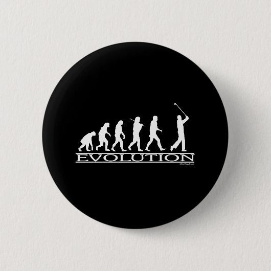 Evolution - Mann - Golf Button (Vorderseite)