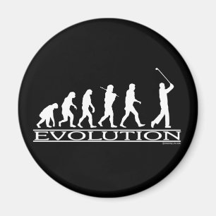 Evolution - Mann - Golf Magnet