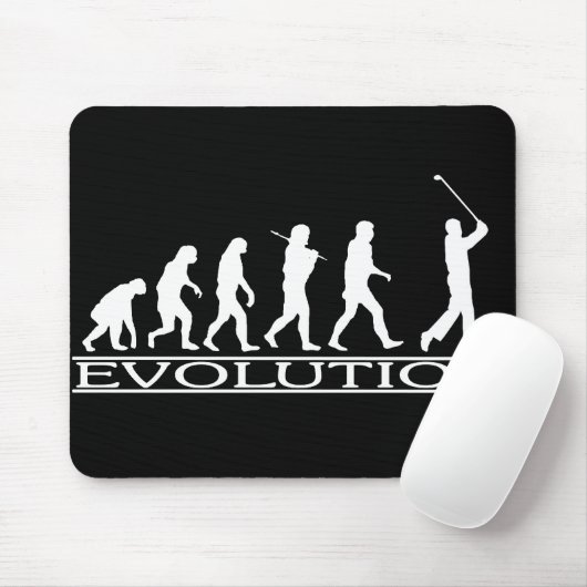 Evolution - Mann - Golf Mousepad (Mit Mouse)