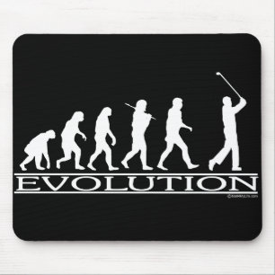 Evolution - Mann - Golf Mousepad
