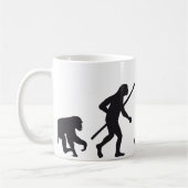 Evolution marathon runner kaffeetasse (Links)