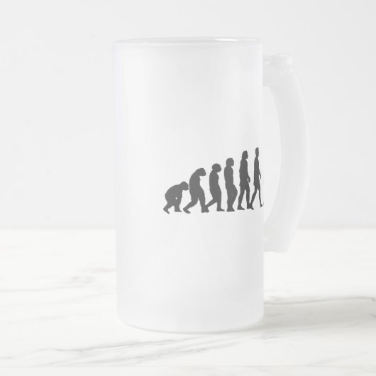 Evolution Mattglas Bierglas (VorderseiteRechts)