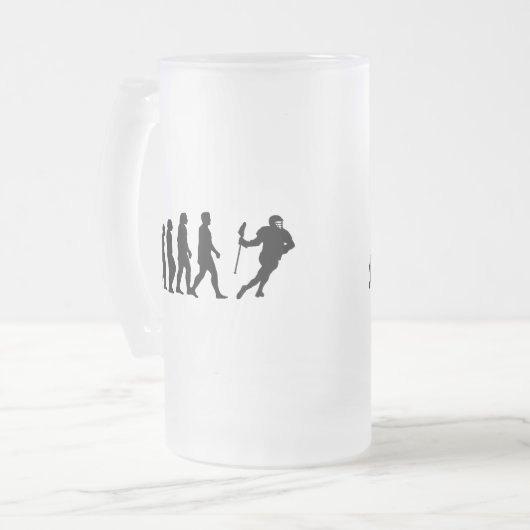 Evolution Mattglas Bierglas (Vorderseite Links)